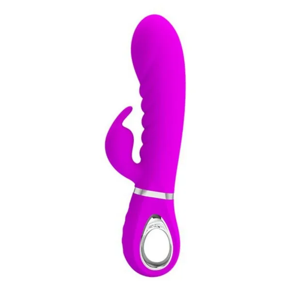 Dual Stimulation Vibe- vibraattori Pretty Love Prescott Liila (12 cm)