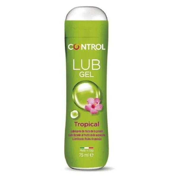 Slide vesipohjainen liukuvoide Lub Tropical Control Passionhedelmä 75 ml