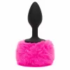 Anal plug Happy Rabbit Fuchsia Black/Pink Small (7,6 cm)