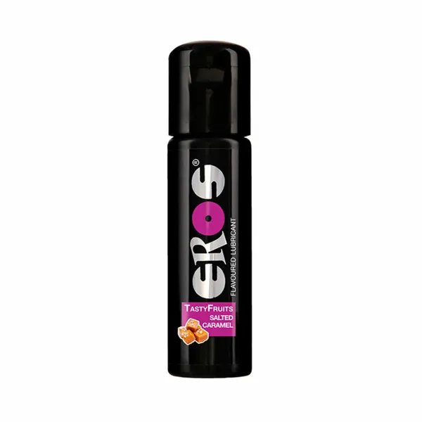 Slide Waterbased lubrikantas Eros Tasty Fruits Karamelinė 100 ml Sūri karamelė
