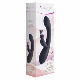 Вибратор Кролик S Pleasures Чёрный Розовый