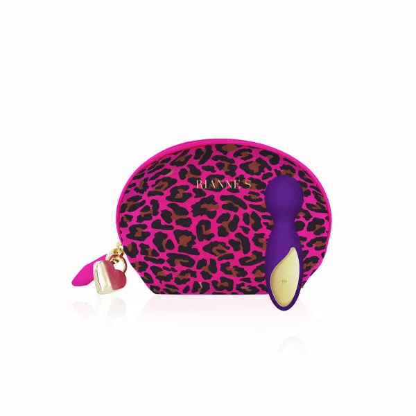 Настенный массажер Lovely Leopard Mini Rianne S Розовый Позолоченный Пурпурный