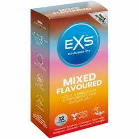 Prezervatīvi EXS Mixed Šokolāde Aste Zemenes Košļājamā gumija 12 gb.