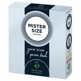 Prezervatīvi Mister Size Pure Fell Extra Fine Īpaši plāns