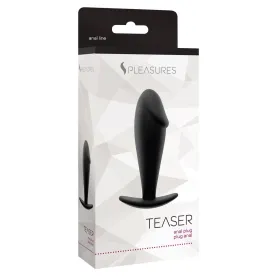 Anālais spraudnis S Pleasures Teaser Melns (9 cm)