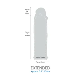 Dzimumlocekļa pārvalks NMC Length extender Melns Ø 5 cm