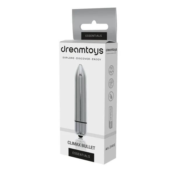 Lodveida Vibrators Dream Toys Essentials Sudrabains