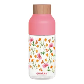 Quokka Ice - ecozen Water Bottle 570 ml (Pink Flowers)