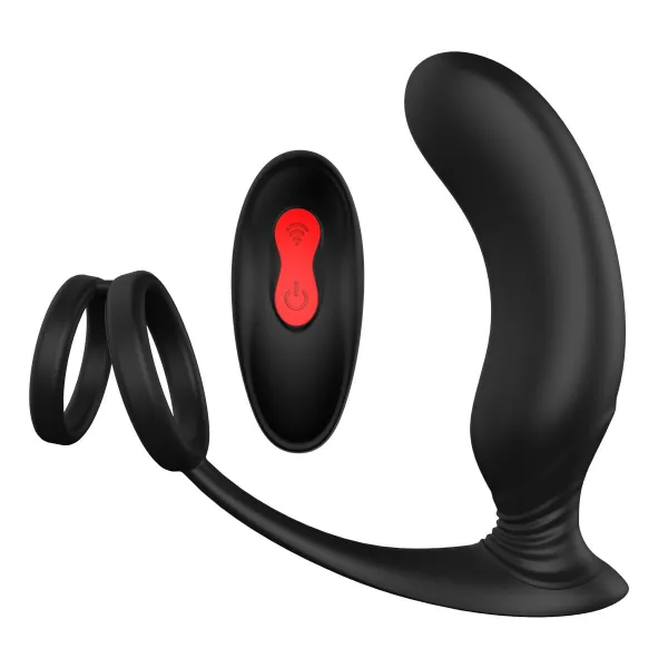 Anaalivibraattori Dream Toys Essentials P-Pleaser Musta