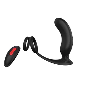 Anal Vibrator Dream Toys Essentials P-Pleaser Black