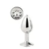 Analinis kištukas Dream Toys Gleaming Love Sidabras