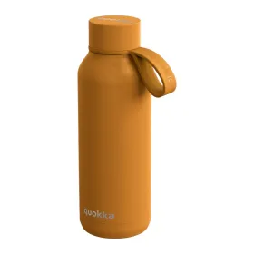 Quokka Solid With Strap - 510ml Stainless Steel Thermos Bottle with Strap (Mustard)