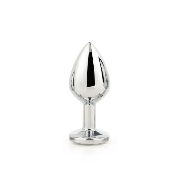 Анальный пробка Dream Toys Gleaming Love Серебристый