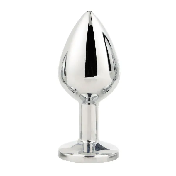 Анальный пробка Dream Toys Gleaming Love Серебристый