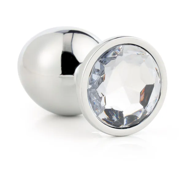 Анальный пробка Dream Toys Gleaming Love Серебристый