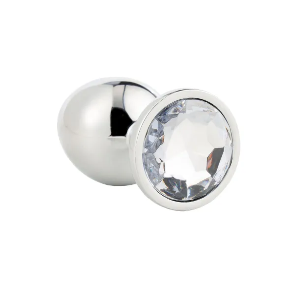 Анальный пробка Dream Toys Gleaming Love Серебристый