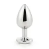 Анальный пробка Dream Toys Gleaming Love Серебристый