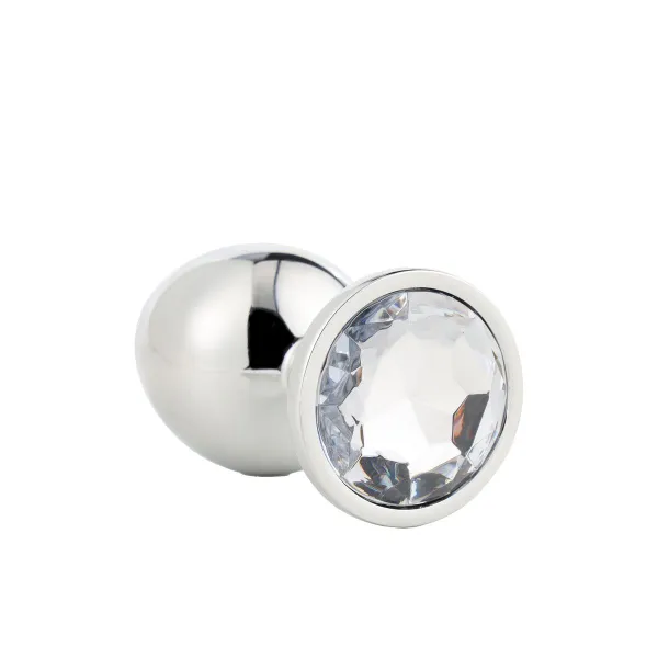 Анальный пробка Dream Toys Gleaming Love Серебристый