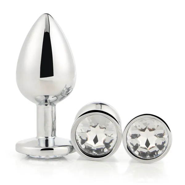 Analinis kištukas Dream Toys Gleaming Love Sidabras