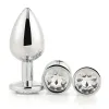 Analinis kištukas Dream Toys Gleaming Love Sidabras