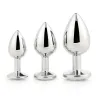Analinis kištukas Dream Toys Gleaming Love Sidabras