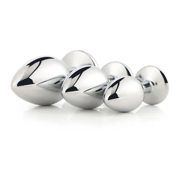 Analinis kištukas Dream Toys Gleaming Love Sidabras
