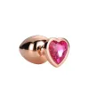Анальный пробка Dream Toys Gleaming Love Позолоченный