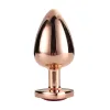 Анальный пробка Dream Toys Gleaming Love Позолоченный