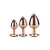 Анальный пробка Dream Toys Gleaming Love Позолоченный