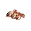 Анальный пробка Dream Toys Gleaming Love Позолоченный