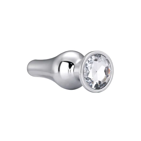 Анальный пробка Dream Toys Gleaming Love Серебристый