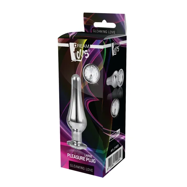 Analinis kištukas Dream Toys Gleaming Love Sidabras