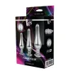 Анальный пробка Dream Toys Gleaming Love Серебристый