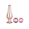 Анальный пробка Dream Toys Gleaming Love Позолоченный