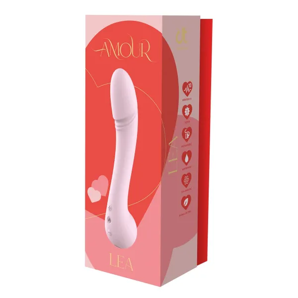 Klasiskais Vibrators Dream Toys Amour Flexible Rozā