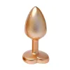 Анальный пробка Dream Toys Gleaming Love Позолоченный