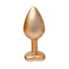 Анальный пробка Dream Toys Gleaming Love Позолоченный
