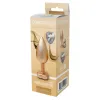 Анальный пробка Dream Toys Gleaming Love Позолоченный