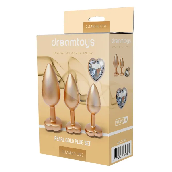 Anaaltapp Dream Toys Gleaming Love Kuldne