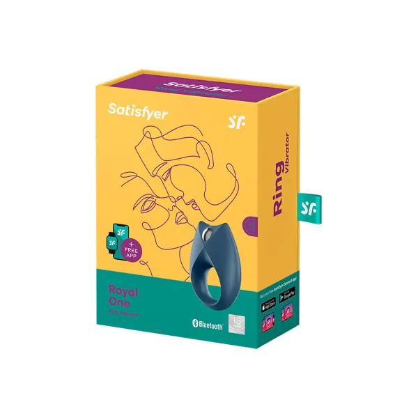 Värisevä sormus Royal One Satisfyer SATRO Sininen