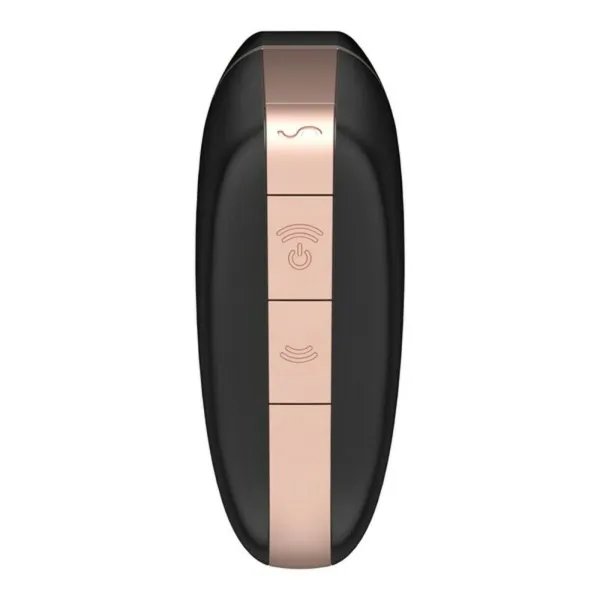 Klitorio siurbimo stimuliatorius Love Triangle Air Pulse Satisfyer Love triangle Juoda