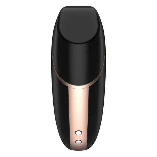 Klitora sūcējs Love Triangle Air Pulse Satisfyer Love triangle Melns