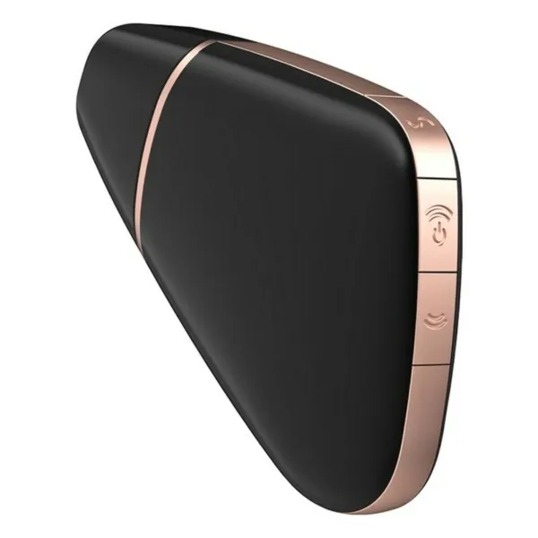 Klitora sūcējs Love Triangle Air Pulse Satisfyer Love triangle Melns