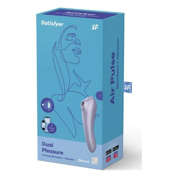 Klitoriksen imustimulaattori Satisfyer Dual Pleasure Purppura