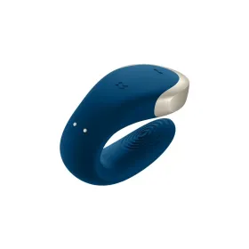 Pāru Masāžas Rīks Satisfyer Double Love Zils