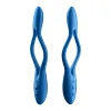 Cock Ring Satisfyer Elastic Game Blue