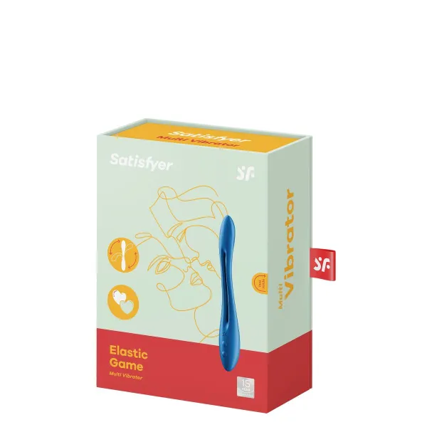Dzimumlocekļa Gredzeni Satisfyer Elastic Game Zils