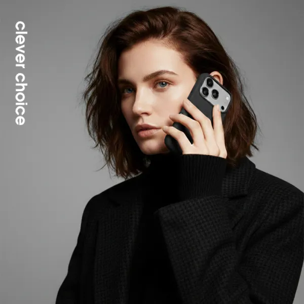 Crong Color Cover Magnetic - MagSafe iPhone 17 Pro Max Case (Black)