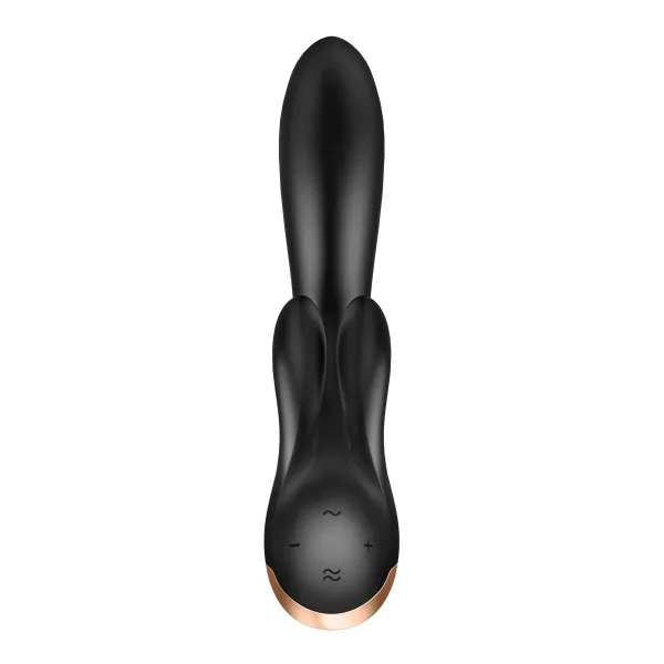 Dual Stimulation Vibe- vibraattori Satisfyer Flex Musta