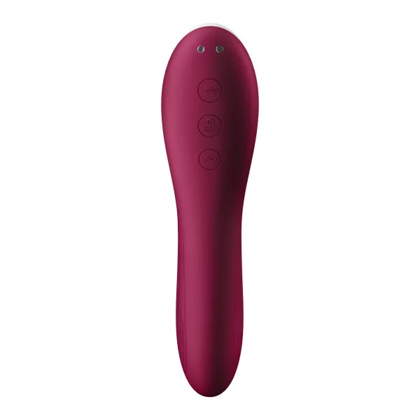 Clitoris Suction Stimulator Satisfyer Dual Crush Red